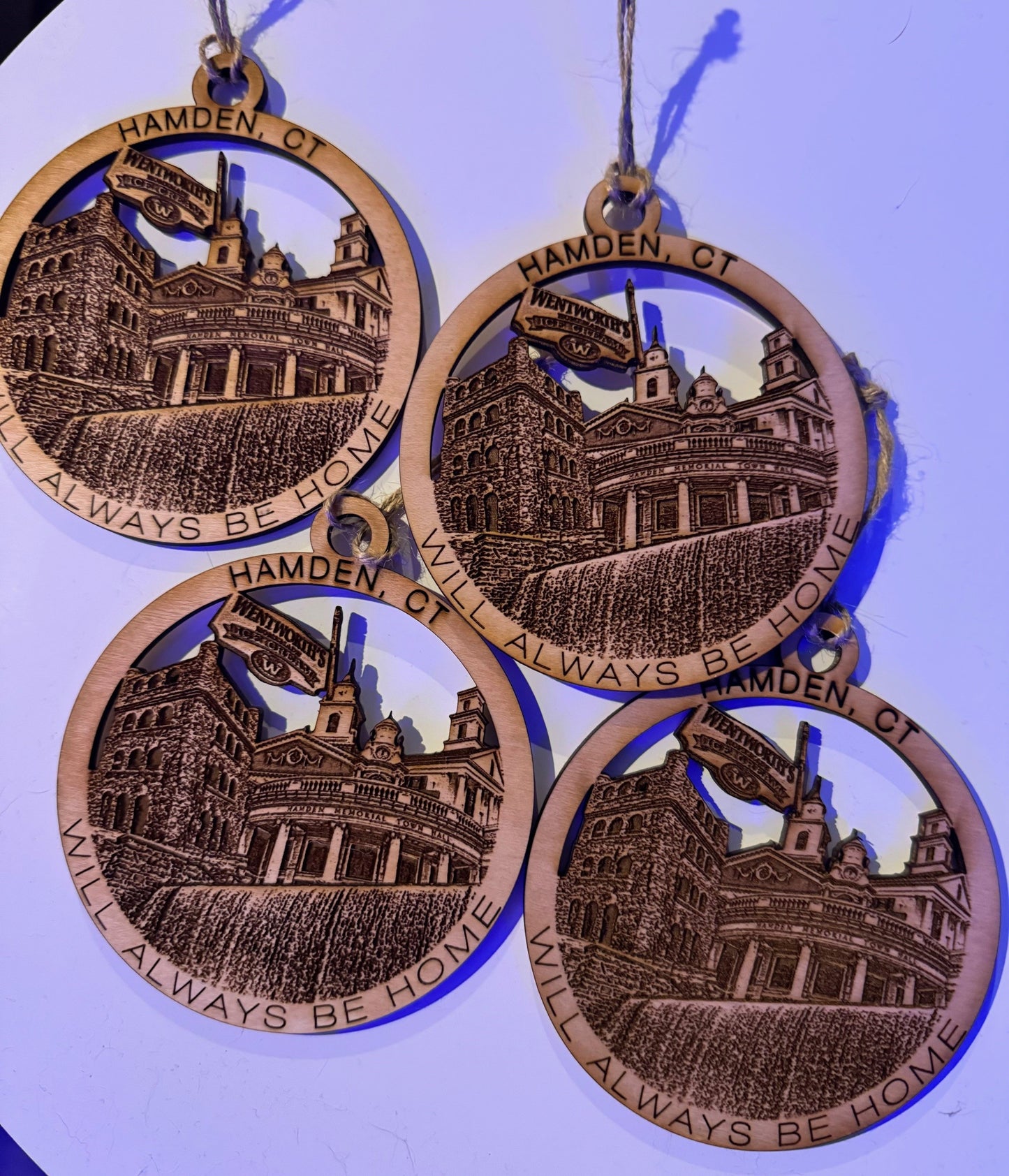 Hamden, CT Always Home Ornament or Magnet