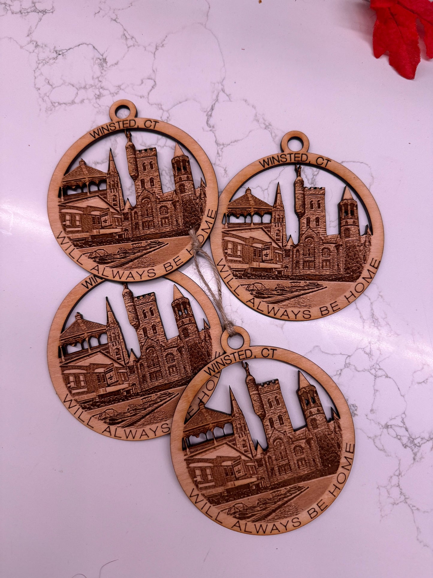 Winsted, CT Always Home Ornament