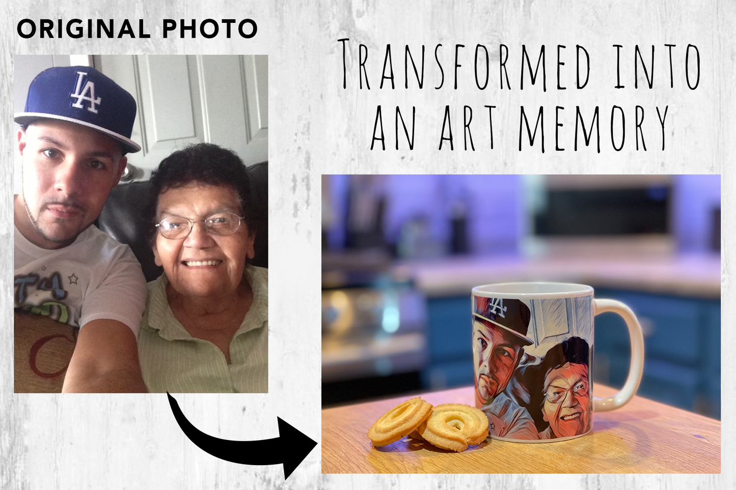 Custom Art Photo Mug (Double-Sided)