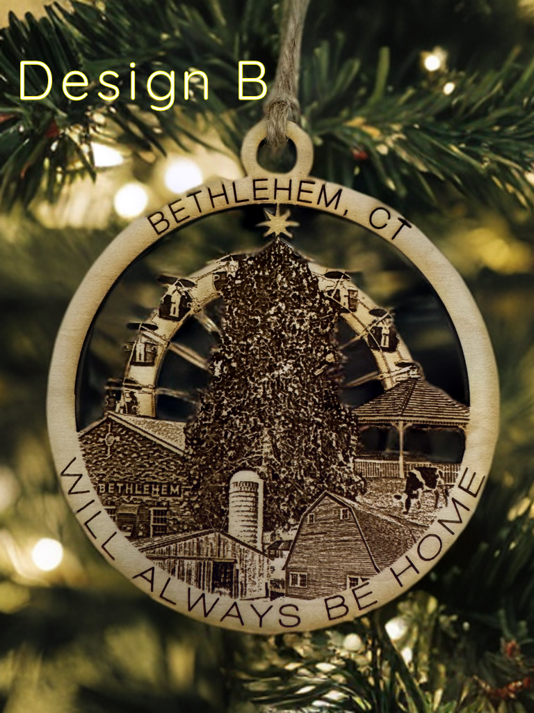 Bethlehem, CT Always Home Ornament and Magnet
