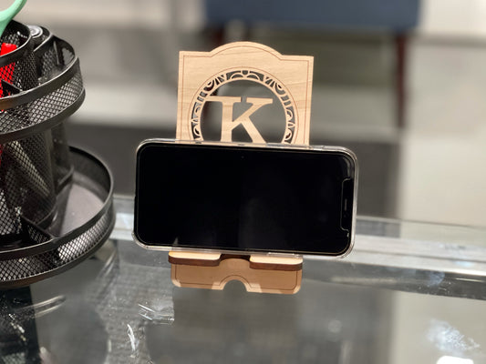 Personalized Cell Phone Desk Holder