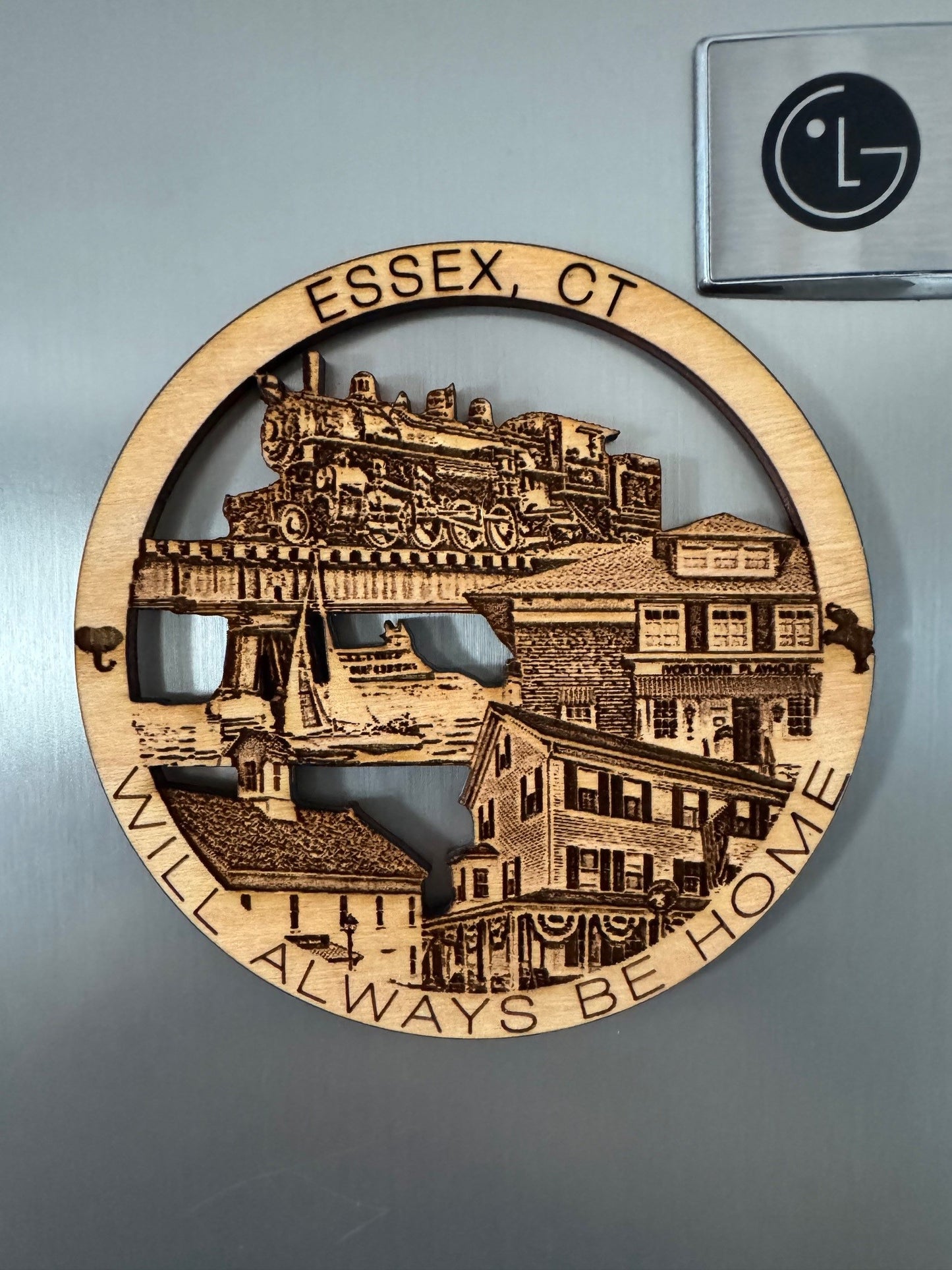 Essex, CT Always Home Ornament or Magnet