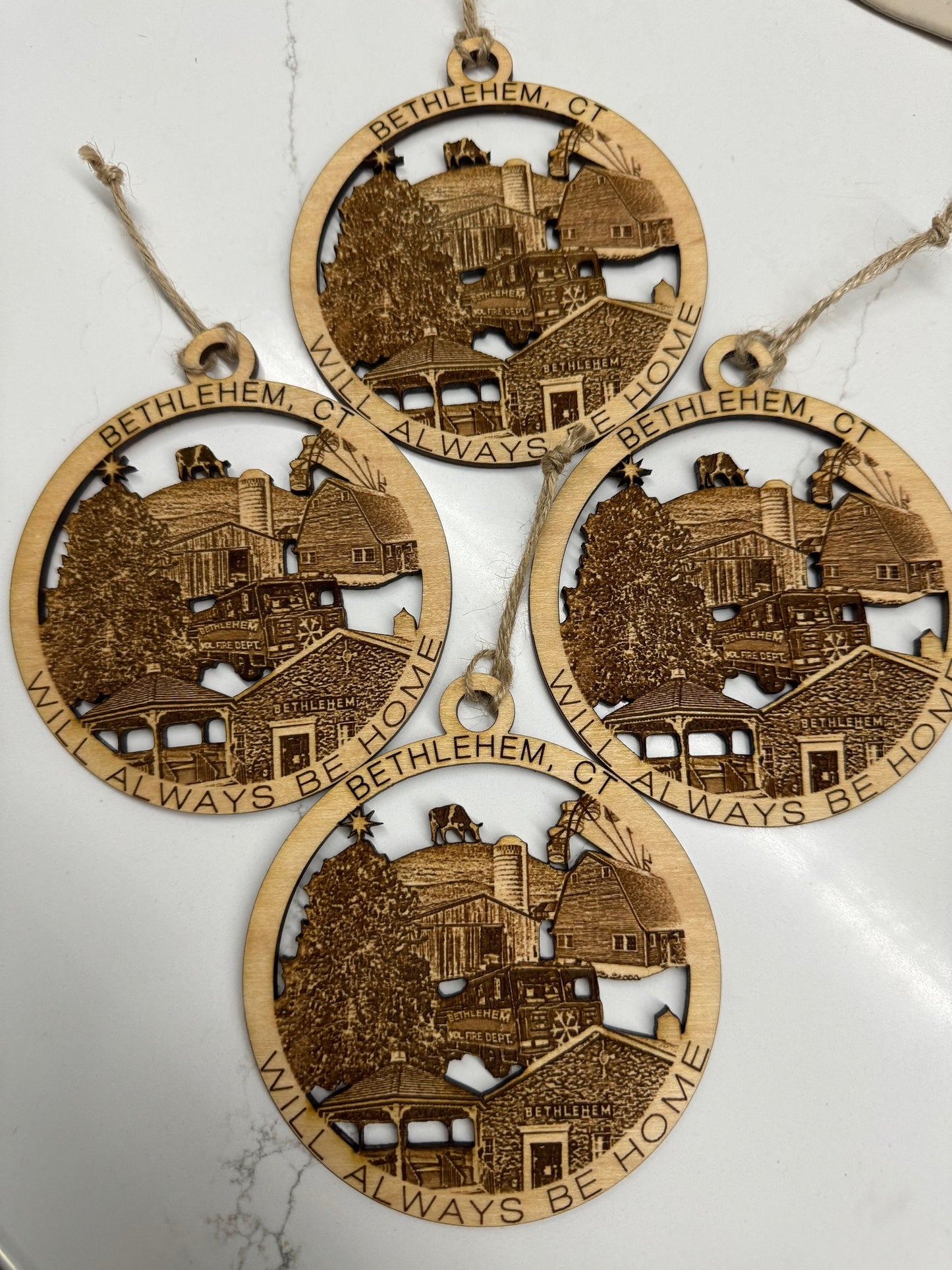 Bethlehem, CT Always Home Ornament and Magnet