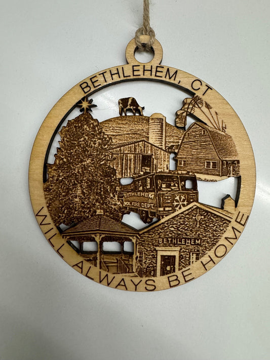 Bethlehem, CT Always Home Ornament and Magnet