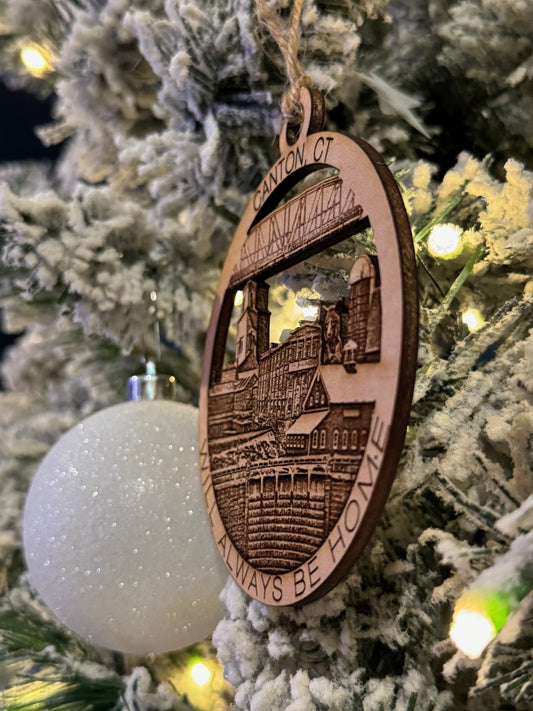 Canton, CT Always Home Ornament or Magnet