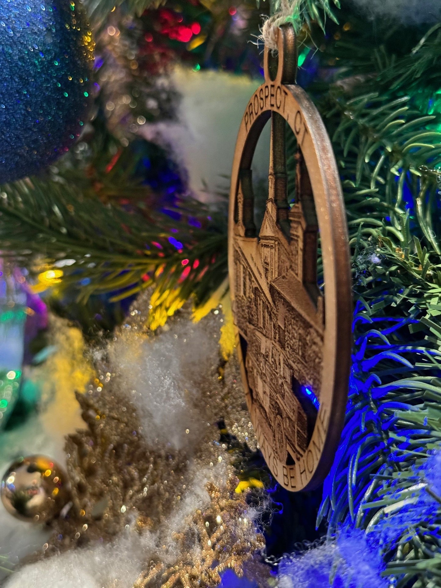 Prospect, CT Always Home Ornament