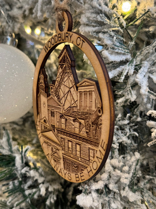 Woodbury, CT Always Home Ornament