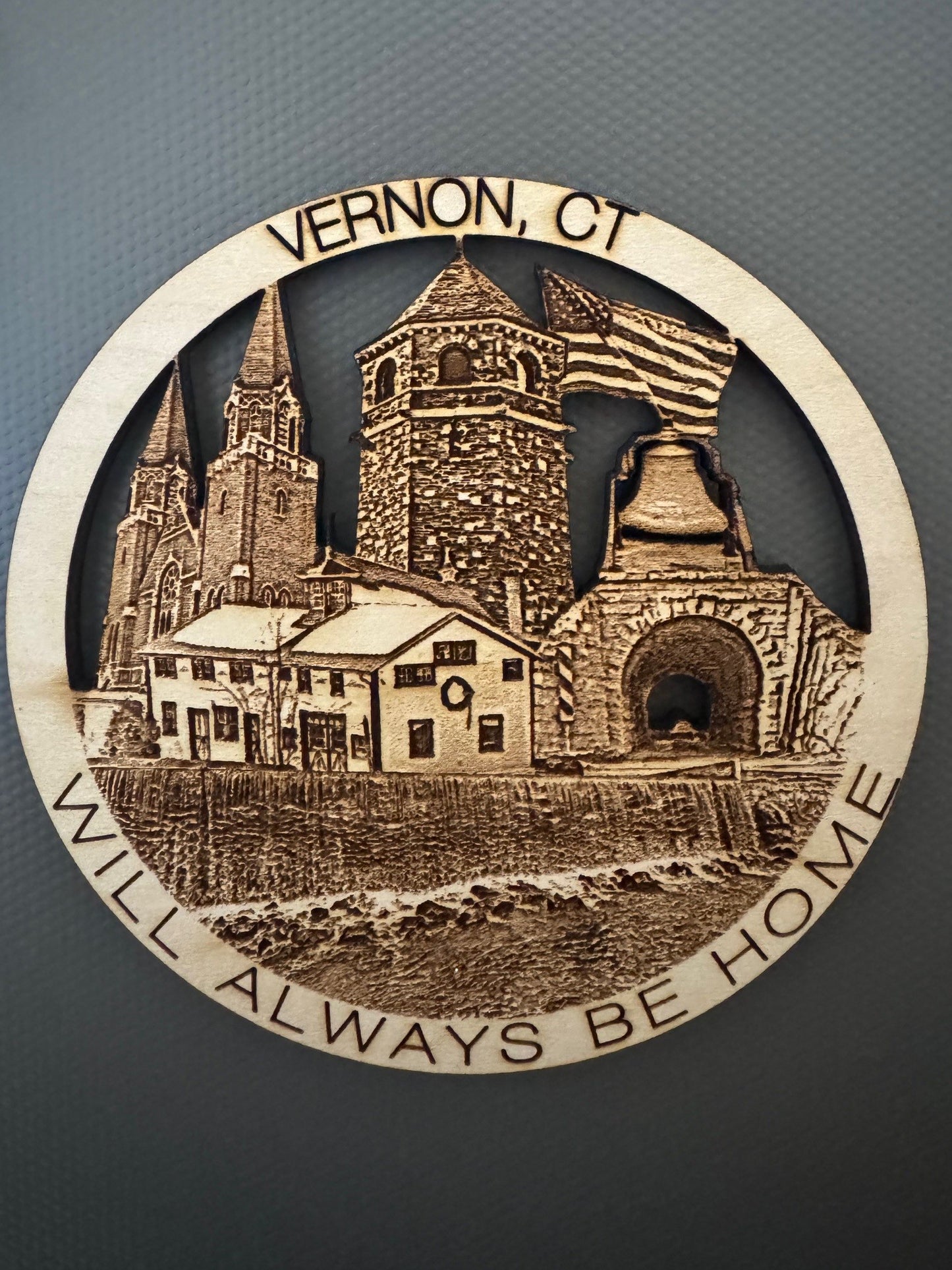 Vernon, CT Unique hometown Ornament or Magnet