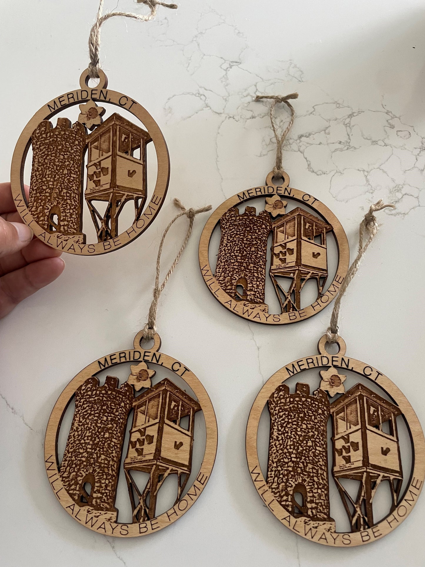 Meriden, CT Always Home Ornament