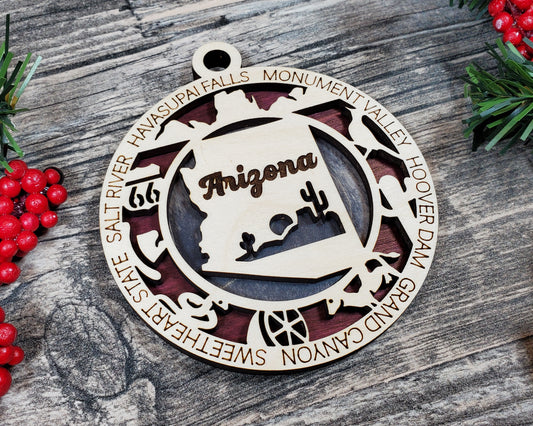 Arizona State Unique Ornament
