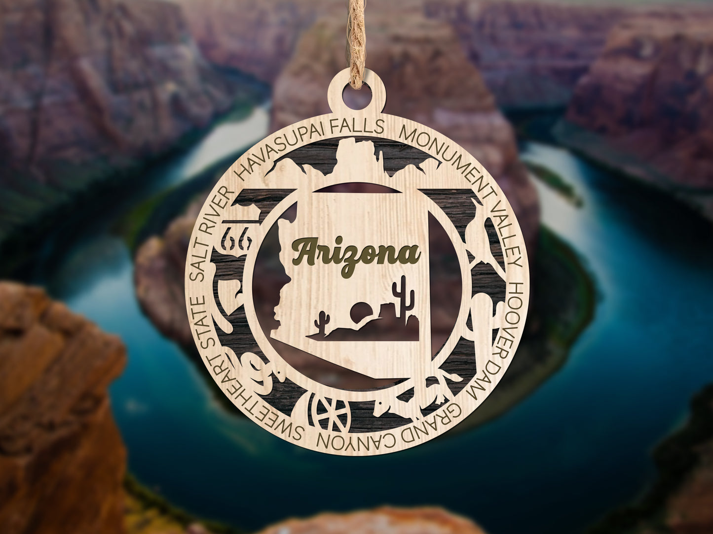Arizona State Unique Ornament