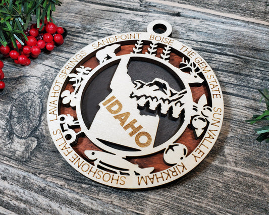 Idaho Unique State Ornament
