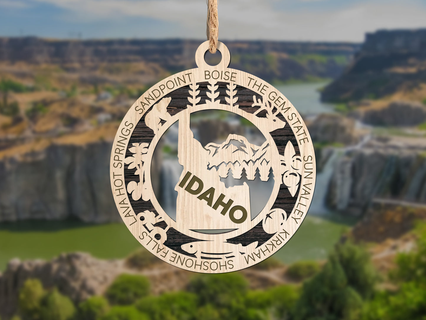 Idaho Unique State Ornament