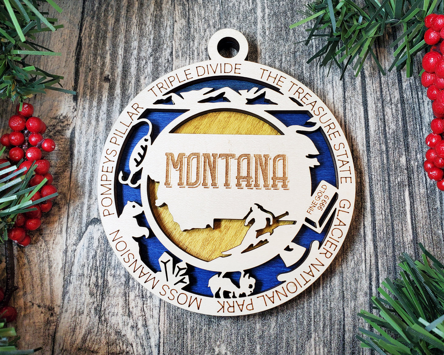 Montana Unique State Ornament