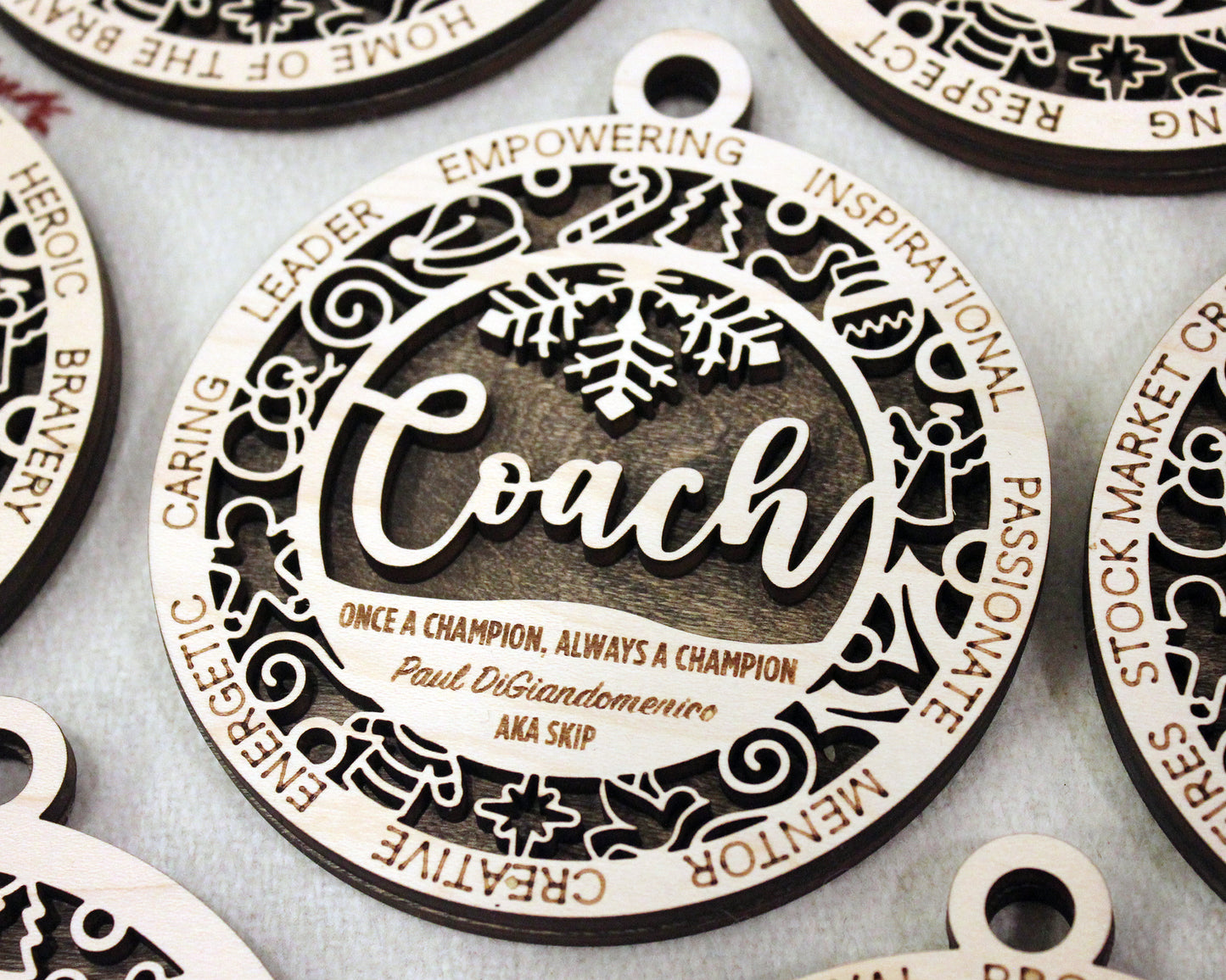 Coach Ornament