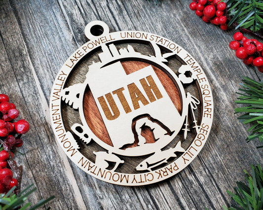 Utah Unique State Ornament