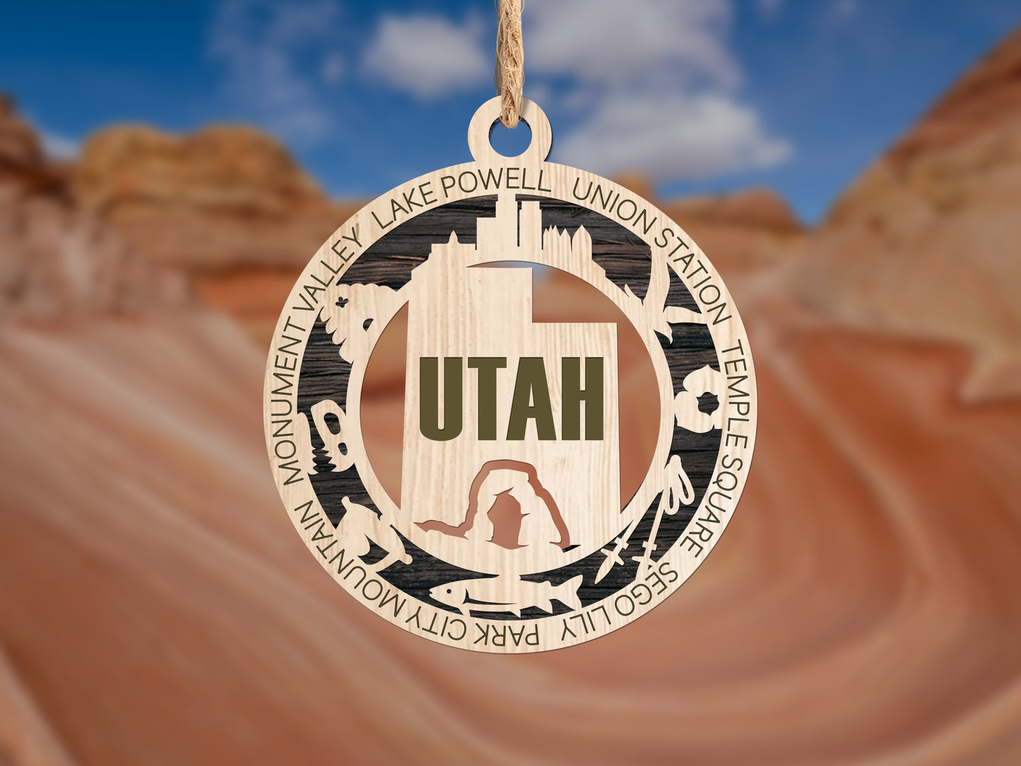 Utah Unique State Ornament
