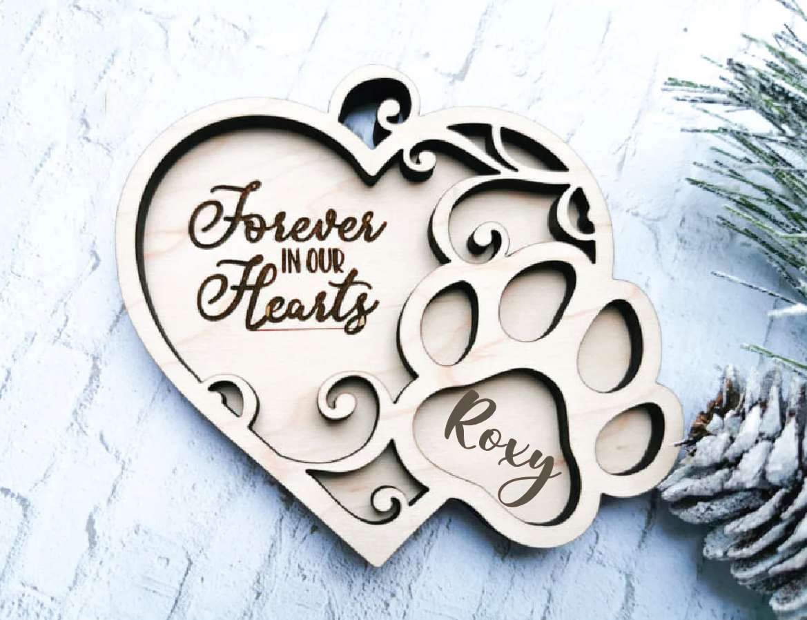 Forever in our hearts Pet Ornament