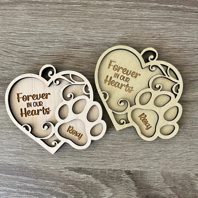Forever in our hearts Pet Ornament