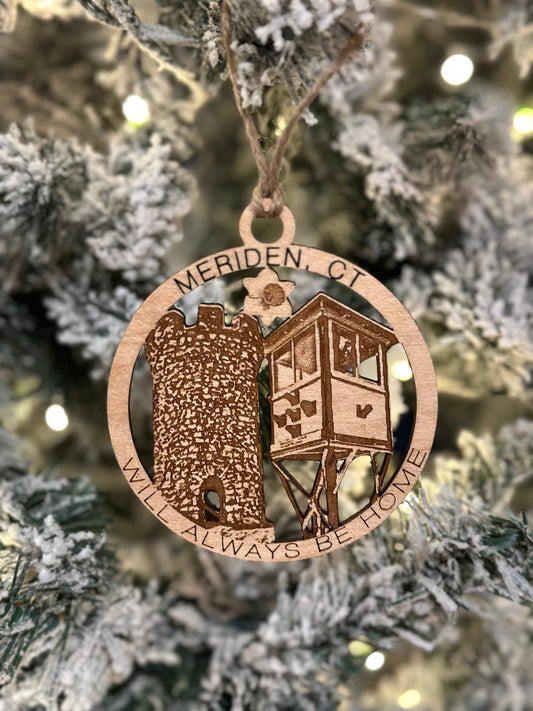 Meriden, CT Always Home Ornament