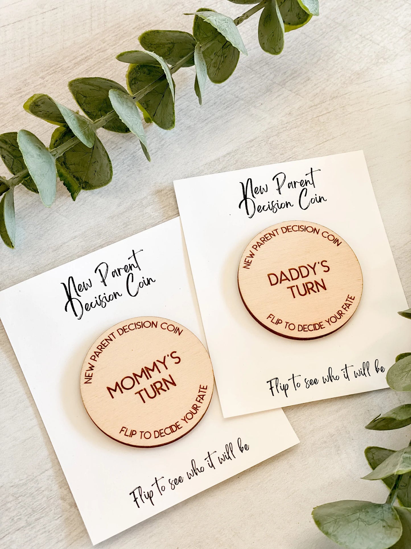 Parent Decision Flip Coin