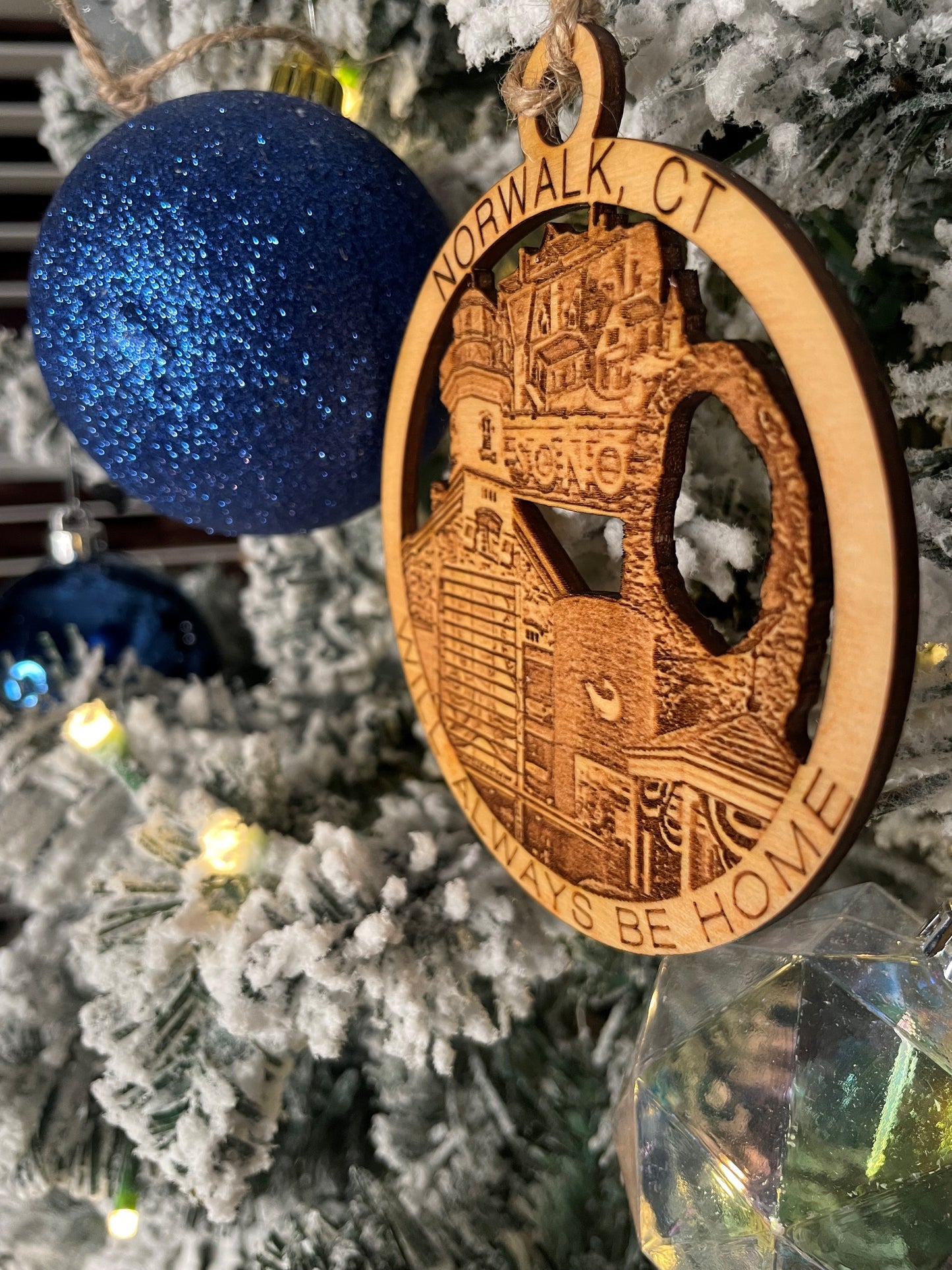 Norwalk, CT Always Home Ornament