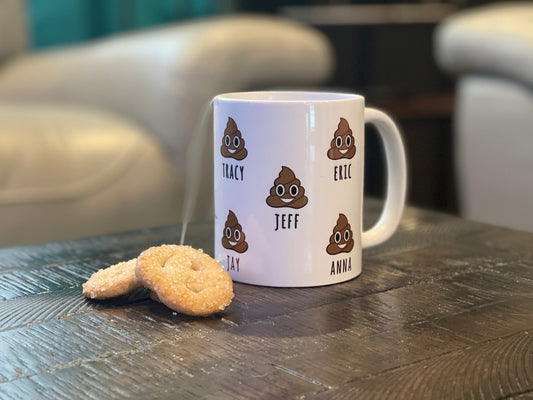 Grandpa's Personalized Little Shits Mug