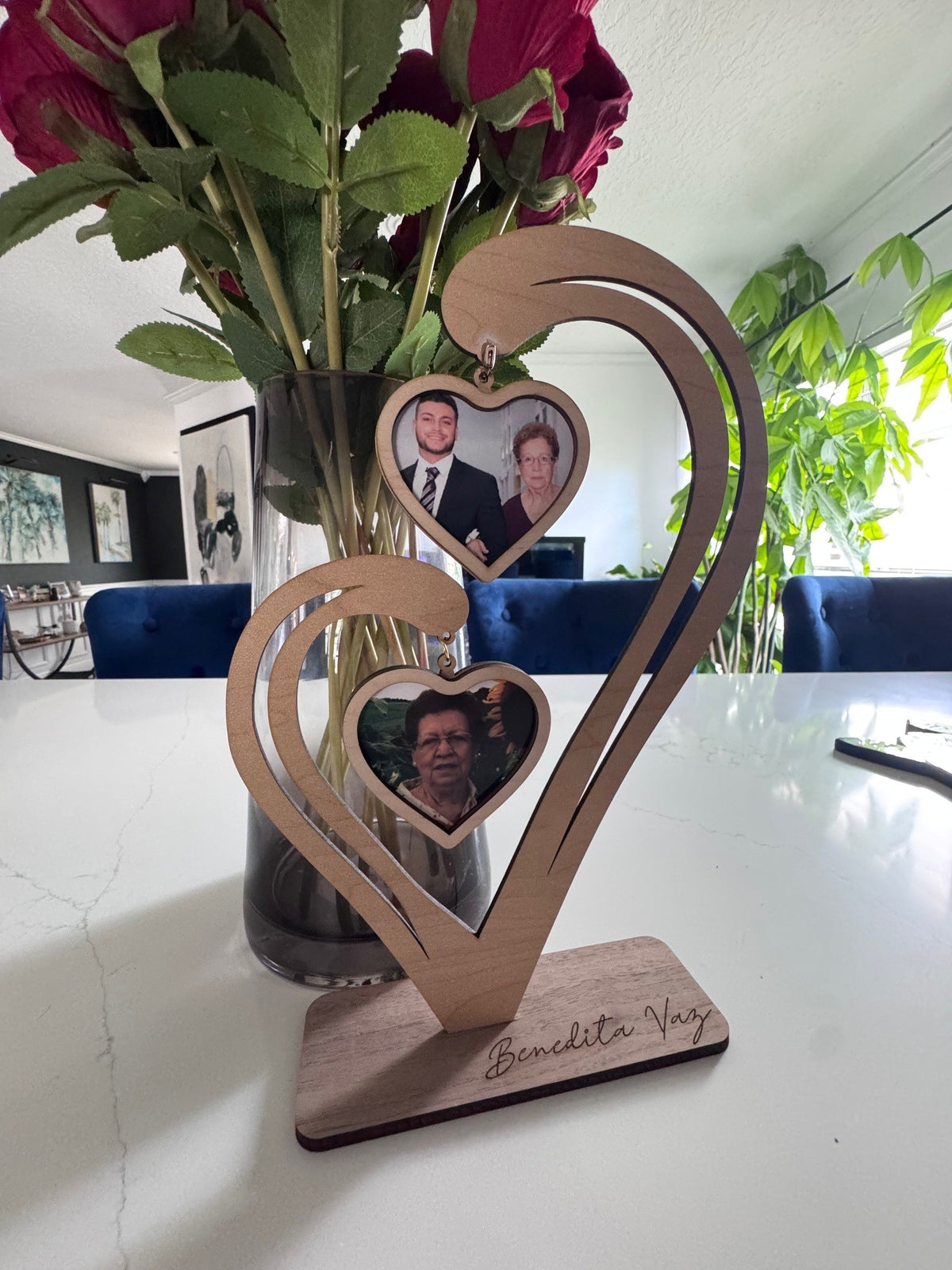 Always Close — Personalized Photo Heart Keepsake
