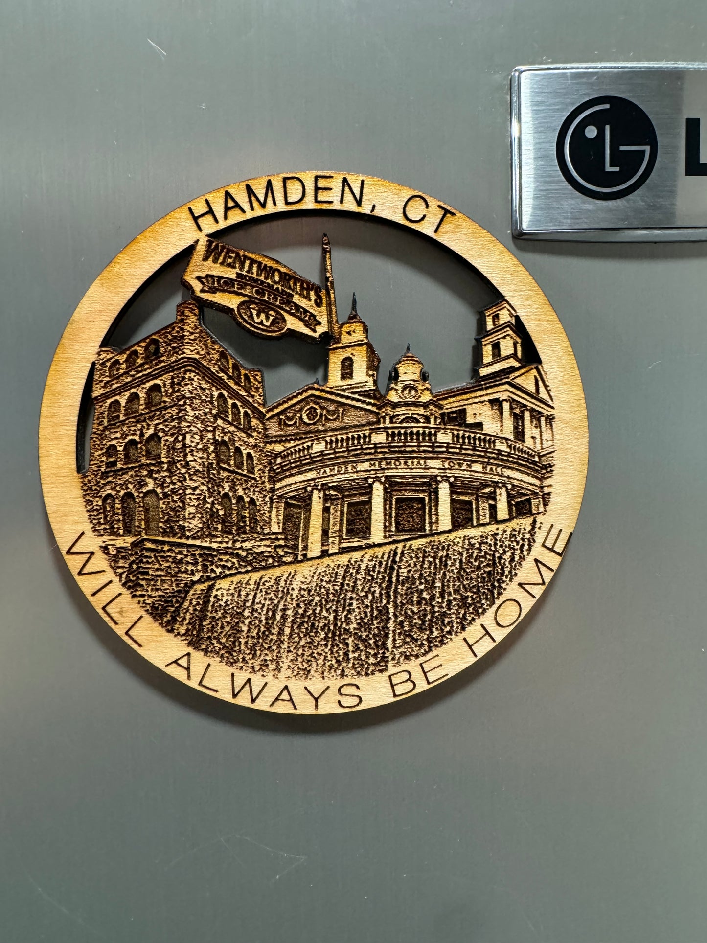 Hamden, CT Always Home Ornament or Magnet