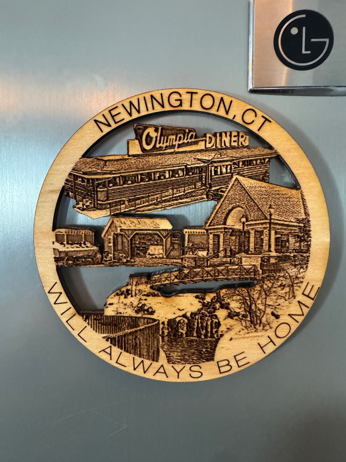 Newington, CT Always Home Ornament or Magnet