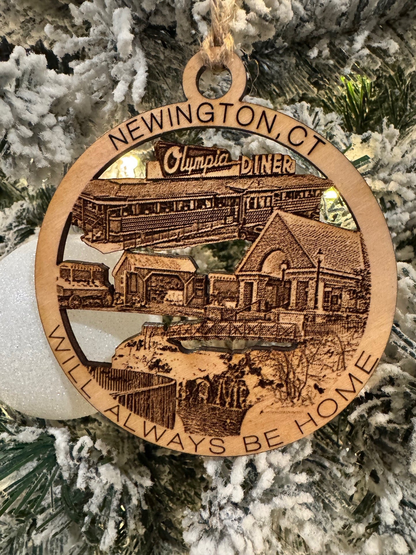 Newington, CT Always Home Ornament or Magnet