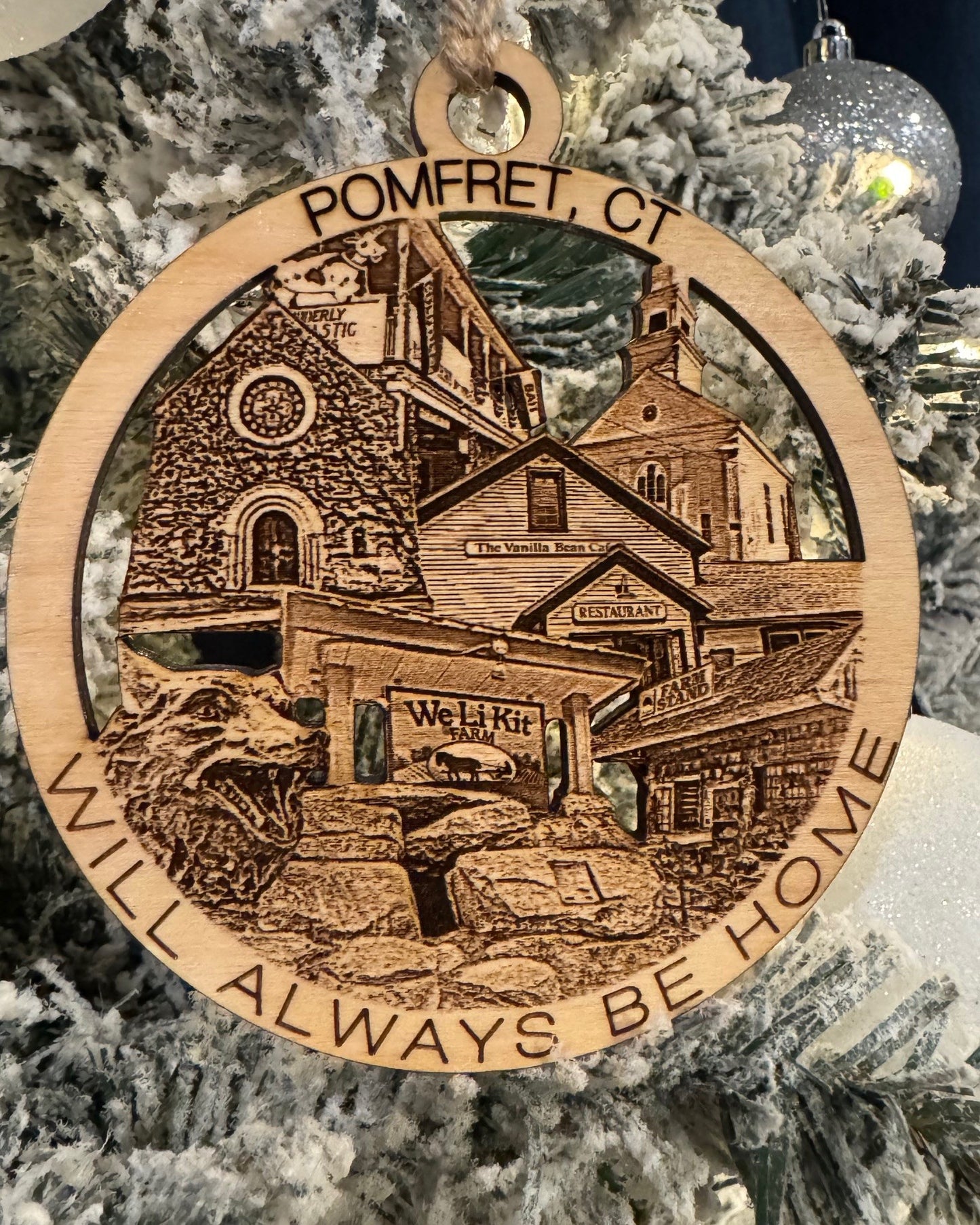 Pomfret, CT Always Home Ornament or Magnet