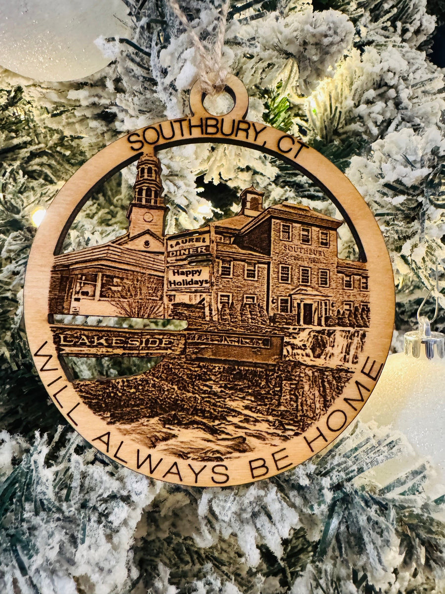 Southbury, CT Always Home Ornament or Magnet