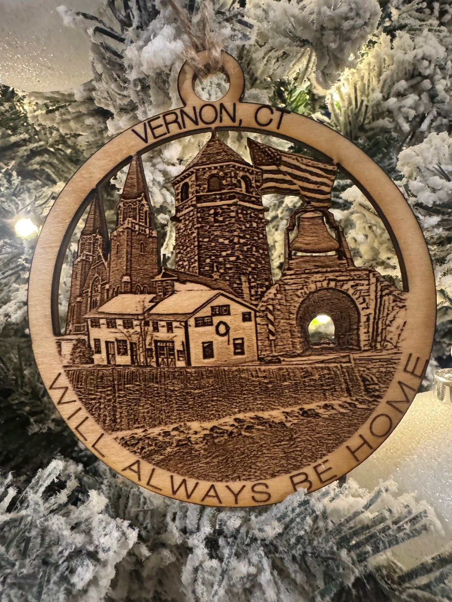 Vernon, CT Unique hometown Ornament or Magnet