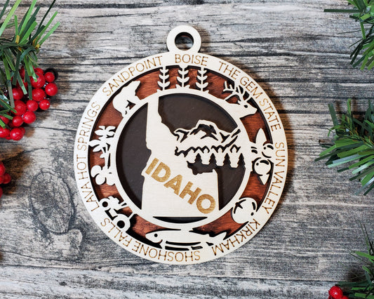 Idaho Unique State Ornament