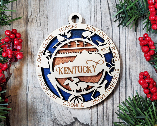 Kentucky Unique State Ornament