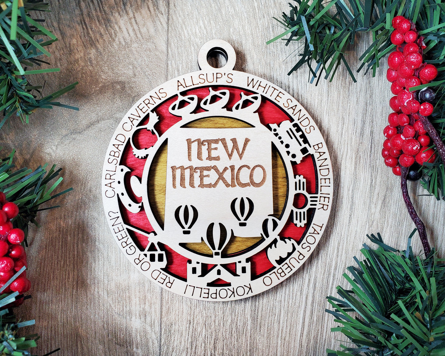 New Mexico Unique State Ornament