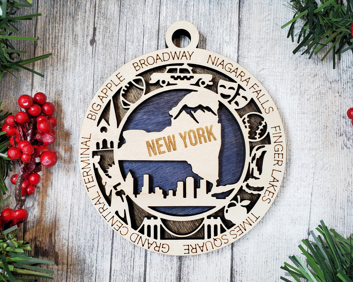 New York Unique State Ornament