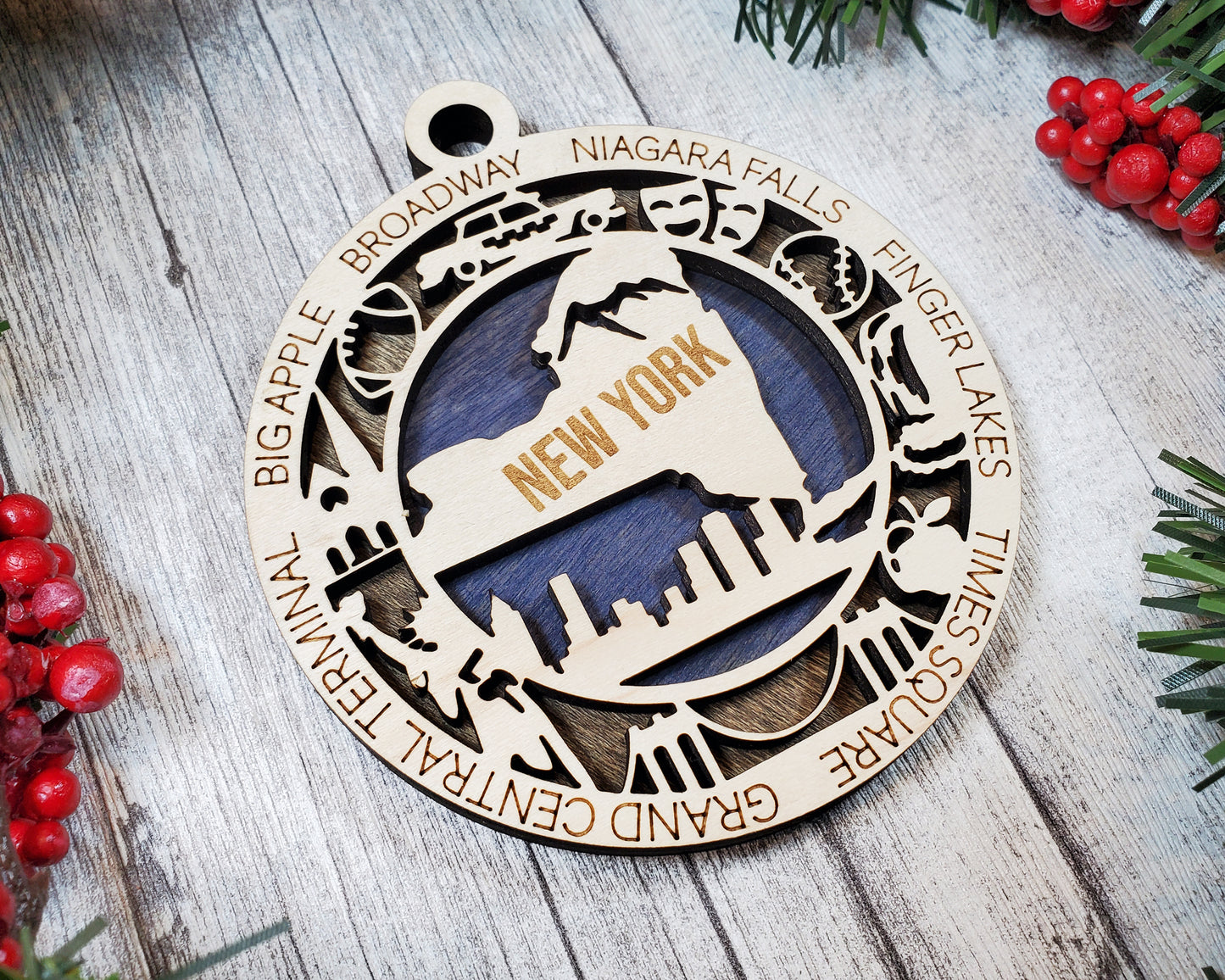 New York Unique State Ornament