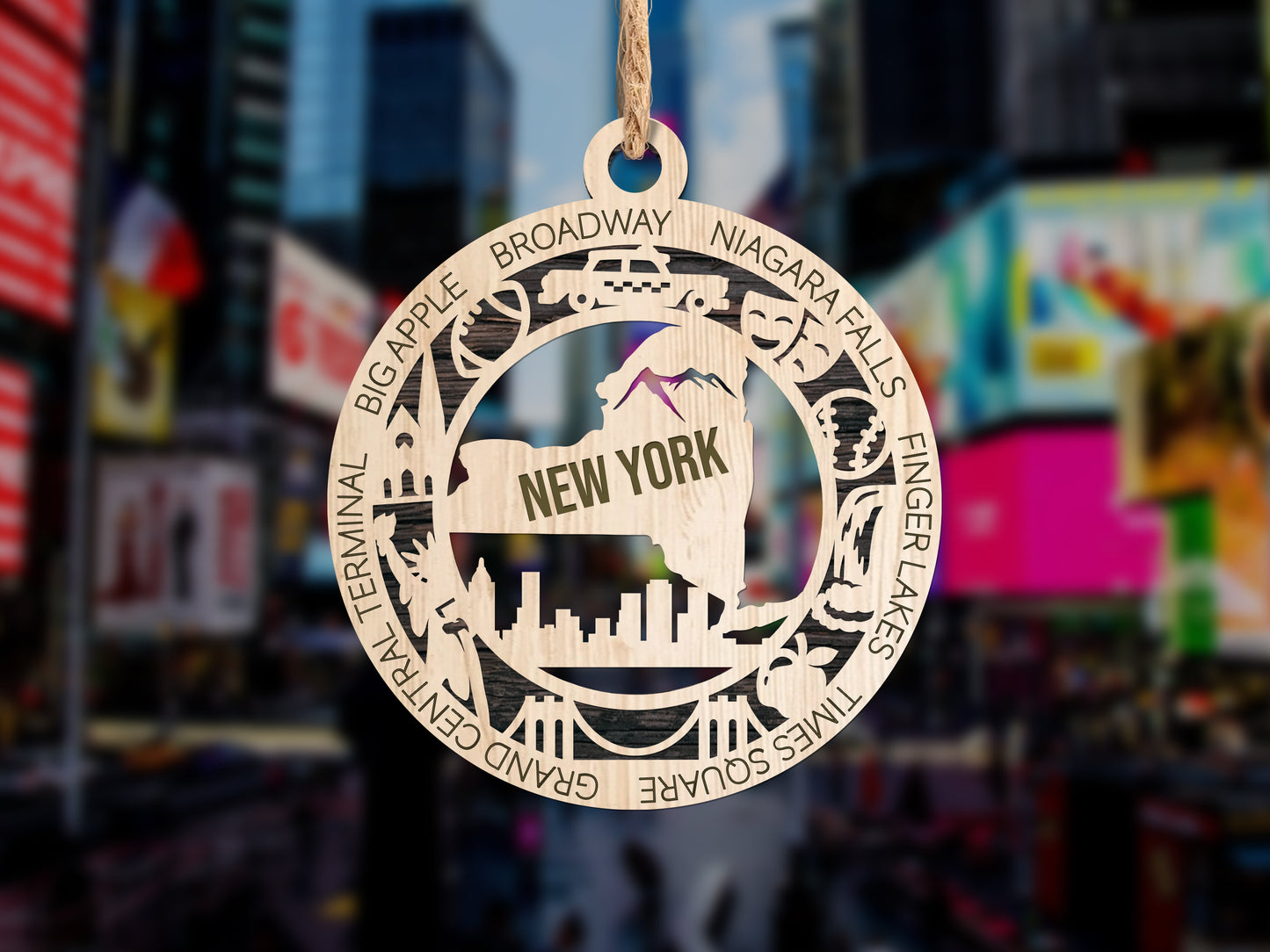 New York Unique State Ornament