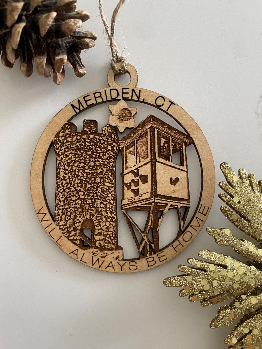 Meriden, CT Always Home Ornament